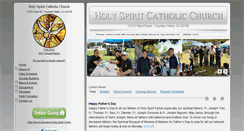 Desktop Screenshot of holyspiritfv.org